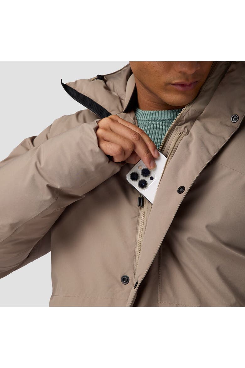 Men's Bga Allied Down Apres Jacket, Alternate, color, Fallen Rock