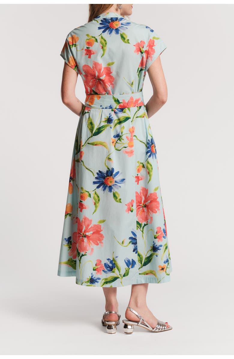 Frances Valentine Eve Dress Georgia Print, Alternate, color, Light Blue/Multi