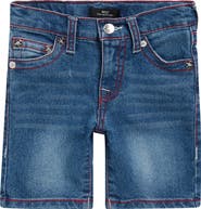 True Religion Kids' Whiskered Denim Shorts
