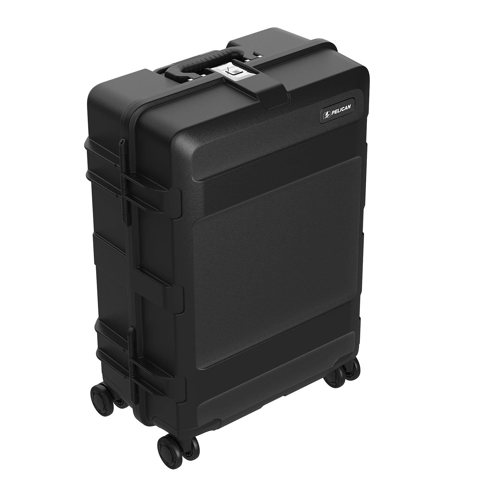 Pelican ATX Luggage Hard Case 25" Check in Luggage with Wheels, Alternate, color, Black