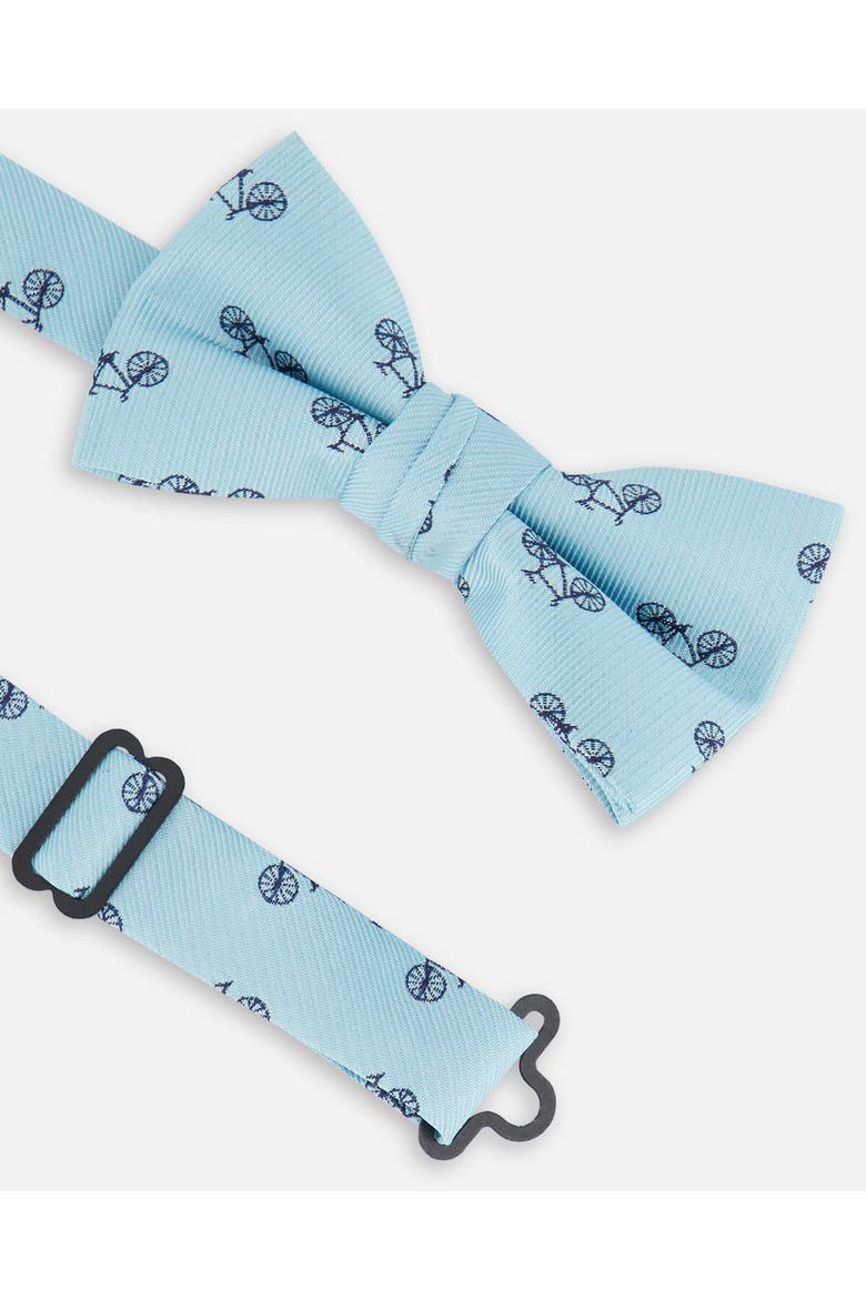 Boy's Bow Tie Pale Blue With Bicycle, Alternate, color, Pale Blue With Bicycle