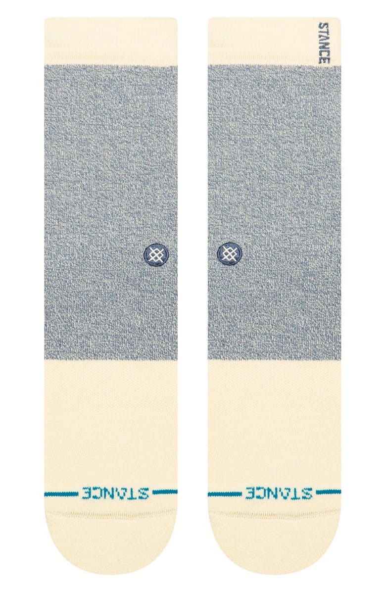 Stance Horizon Crew Socks, Alternate, color, Indigo