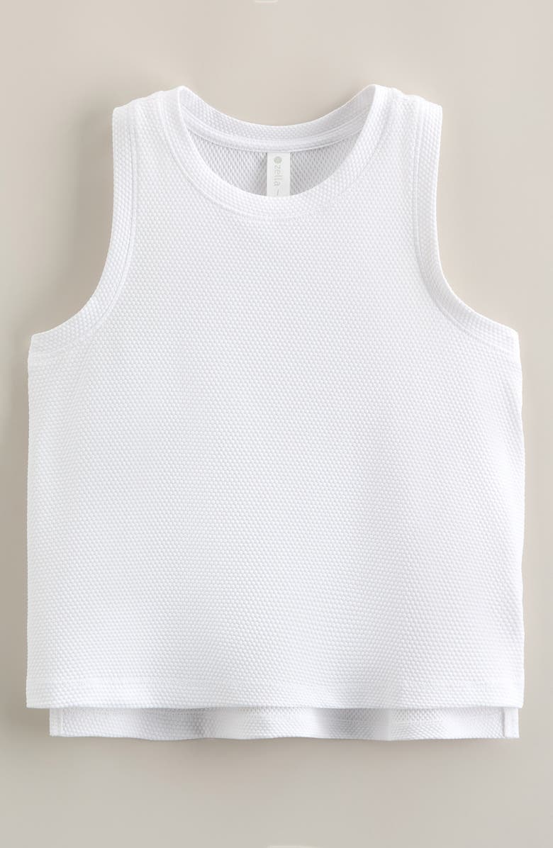 Zella Girl Kids' Take the Lead Tank, Main, color, White