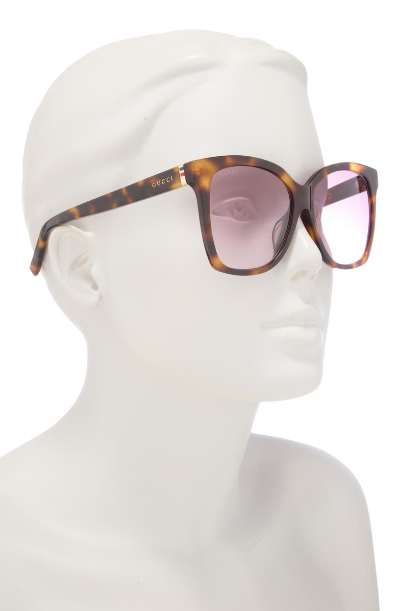 Gucci 57mm Square Sunglasses, Alternate, color, 