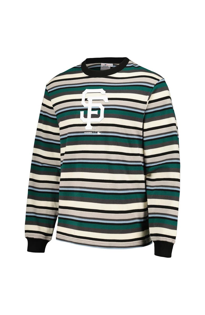 PLEASURES Men's PLEASURES Cream/Green San Francisco Giants Ballpark Long Sleeve T-Shirt, Alternate, color, Cream