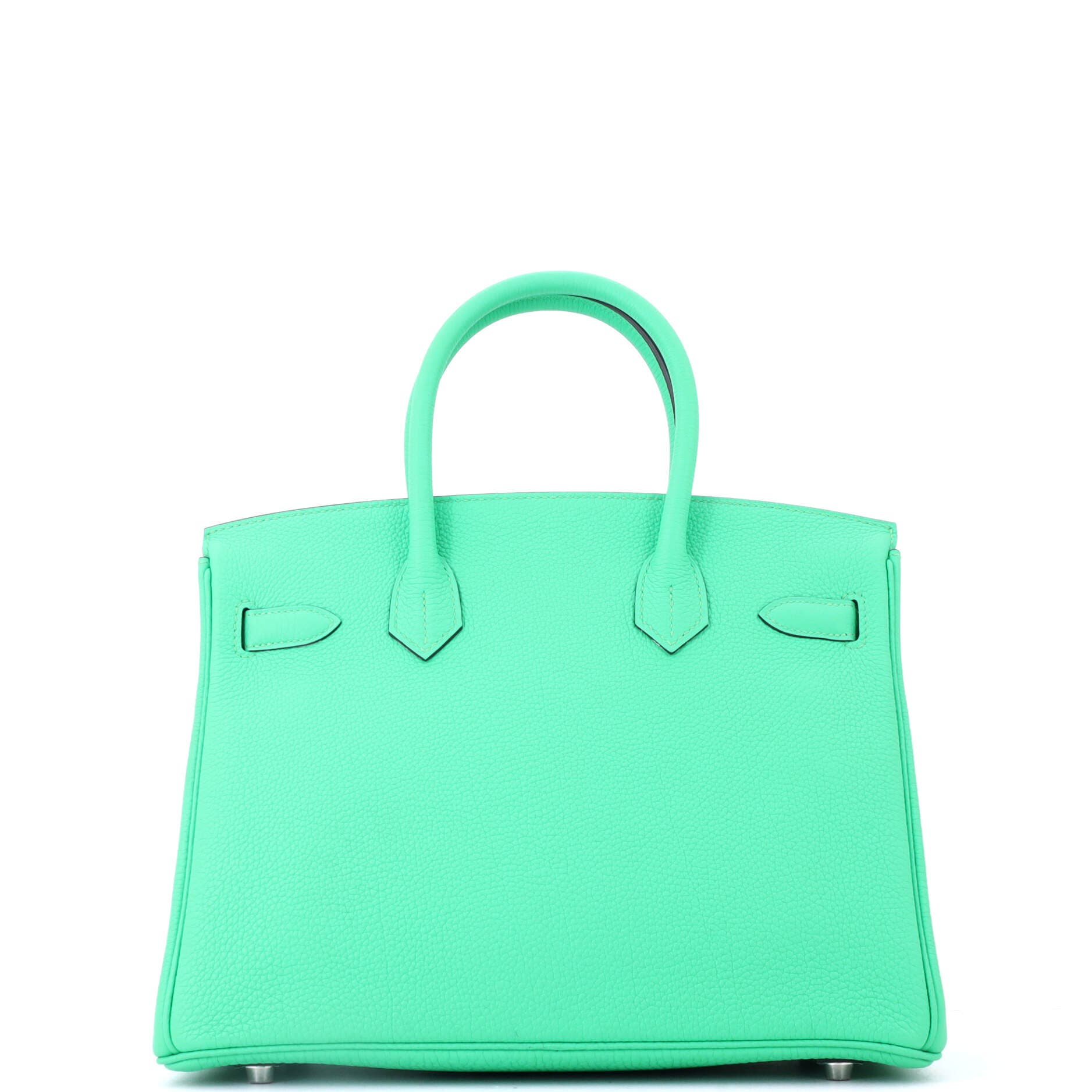 Pre-Owned Hermes Birkin Handbag Green Togo with Palladium Hardware 30, Alternate, color, Vert Comics