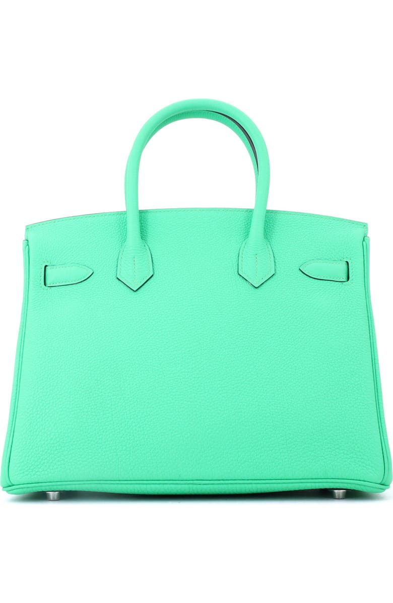 Pre-Owned Hermes Birkin Handbag Green Togo with Palladium Hardware 30, Alternate, color, Vert Comics