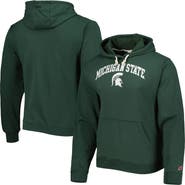 LEAGUE COLLEGIATE WEAR Men's League Collegiate Wear Green Michigan State Spartans Arch Essential Pullover Hoodie