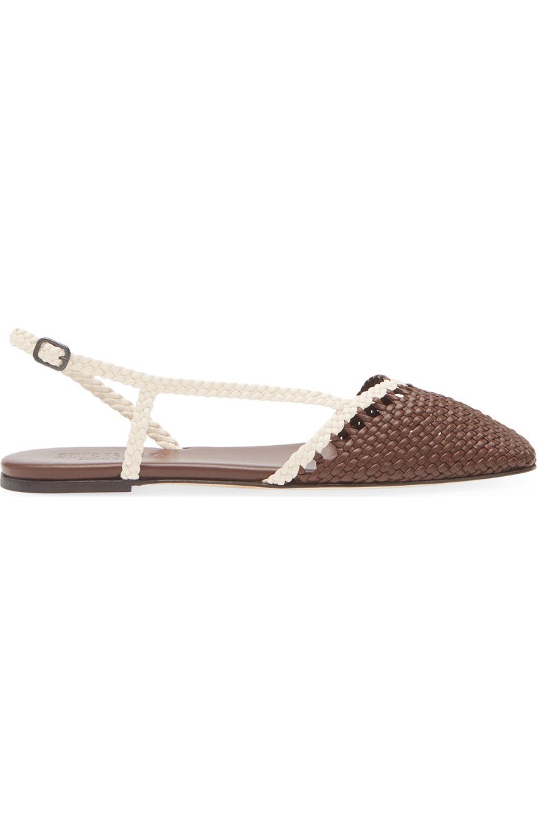 HEREU Ancora Slingback Sandal, Alternate, color, Cocoa/ Ivory