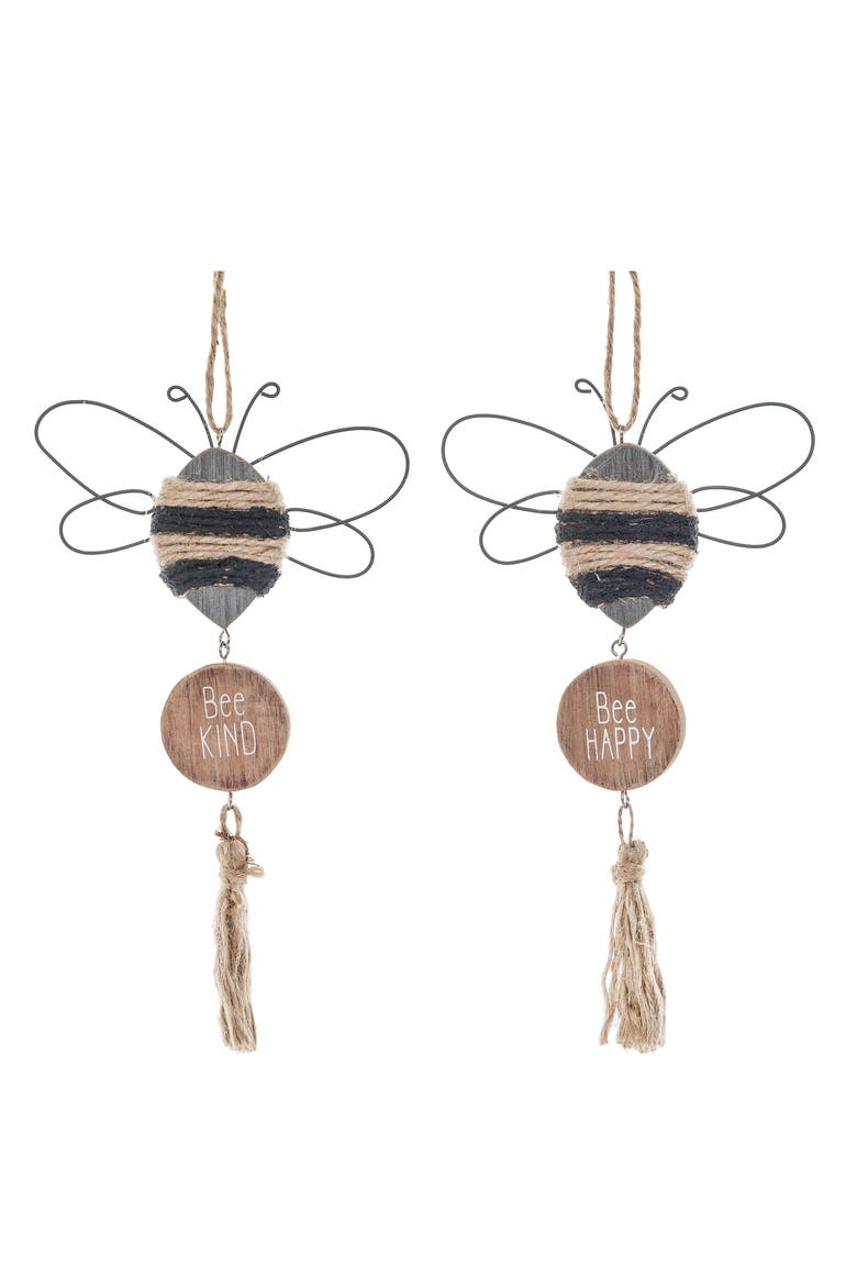 Bee Ornaments A/2, Main, color, Black
