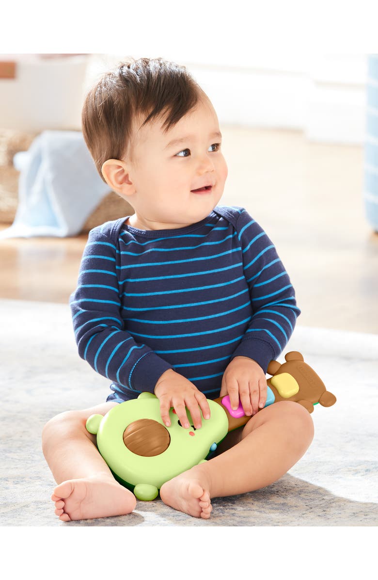 Skip Hop Farmstand Rock-A-Mole Guitar Toy, Alternate, color, Multi