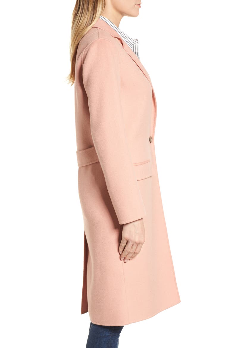 Double-Face Wool Jacket, Alternate, color, PEACH