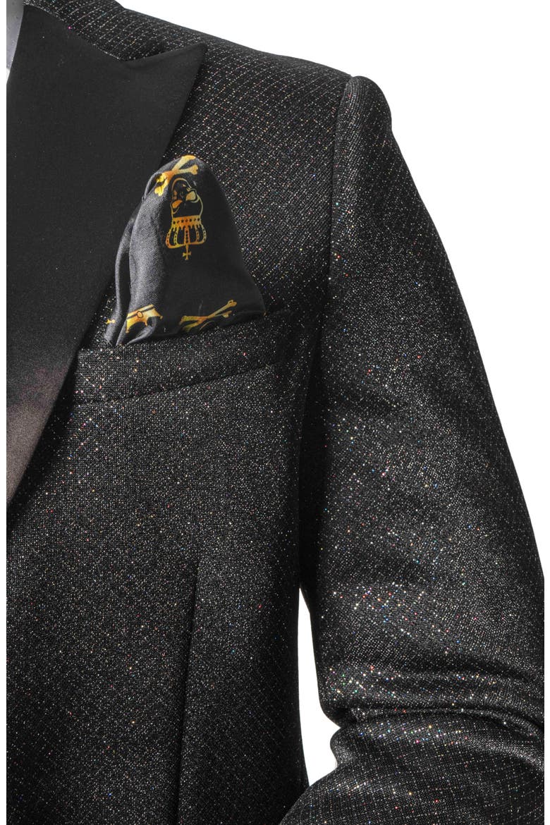 Peak Toniz Black Sport Coat, Alternate, color, BLACK
