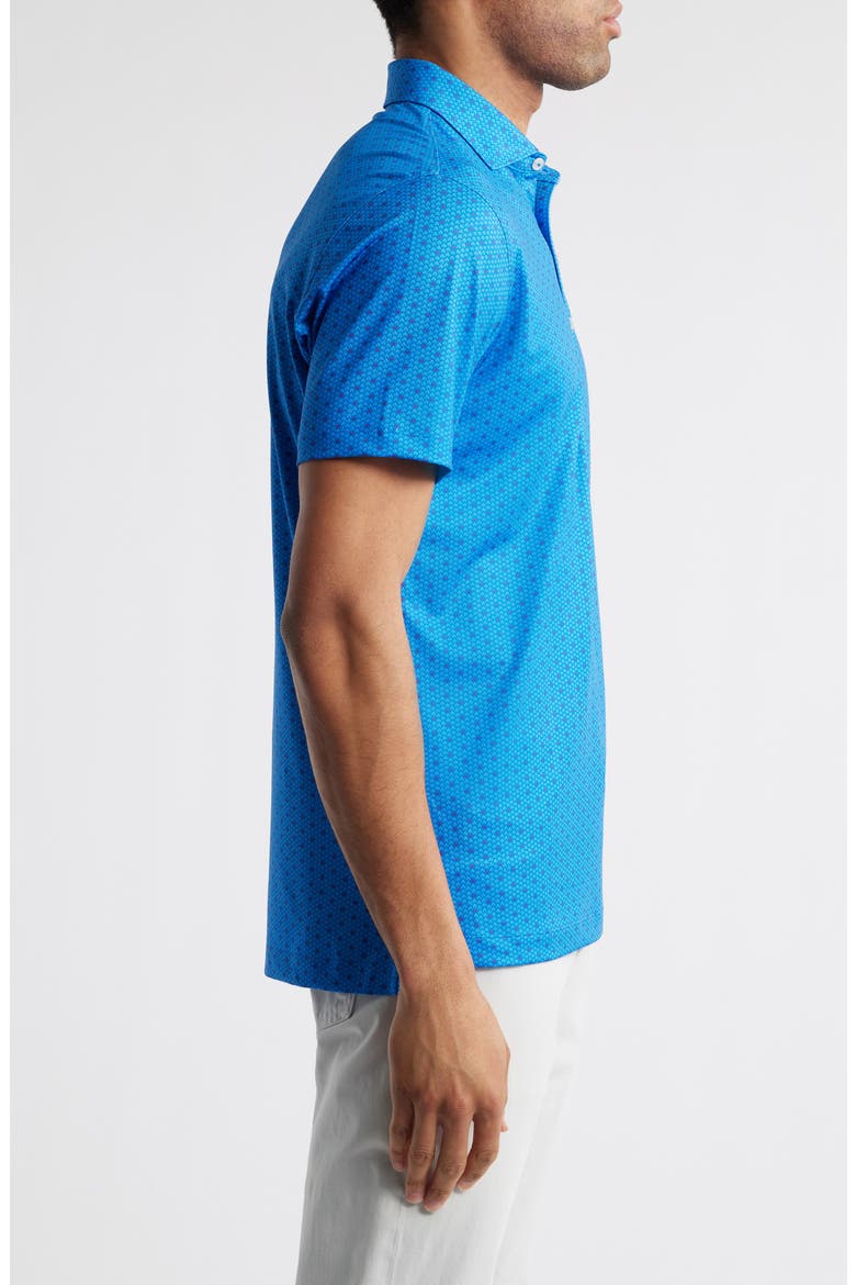 Emillio Geo Print PREP-FORMANCE Golf Polo, Alternate, color, PALISADES BLUE
