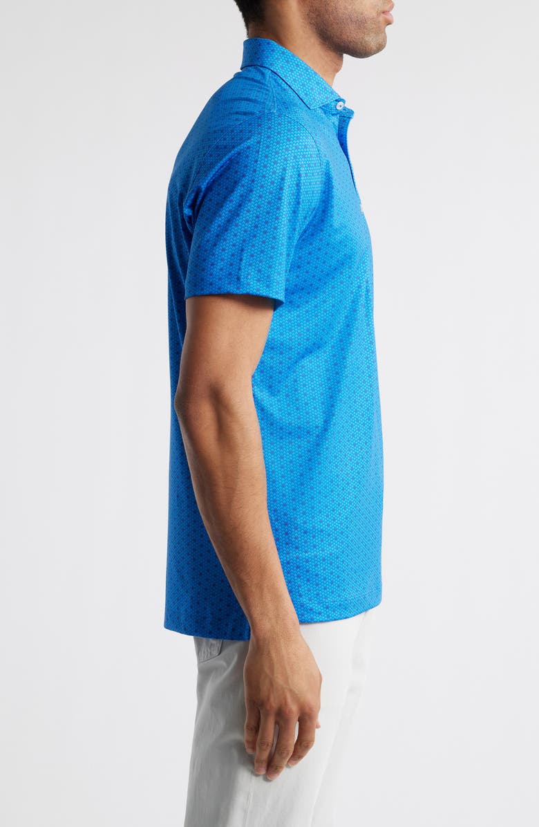 johnnie-O Emillio Geo Print PREP-FORMANCE Golf Polo, Alternate, color, Palisades Blue