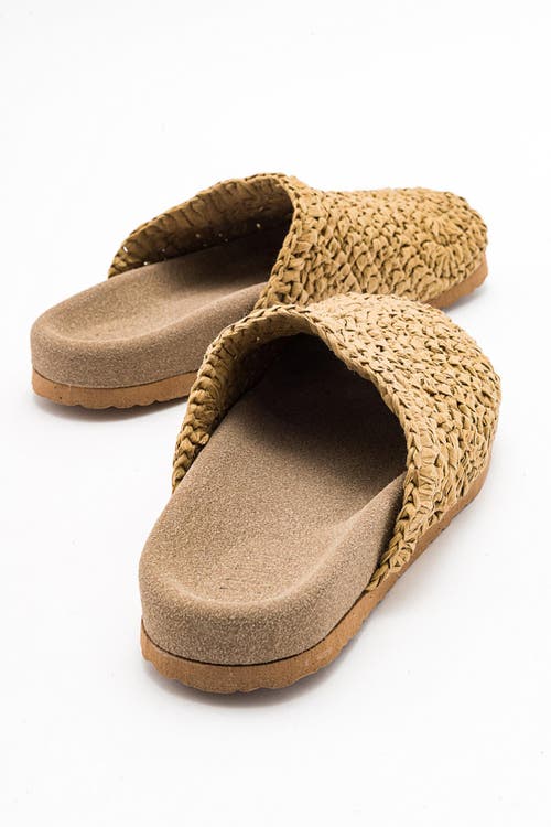 Prologue Shoes Loop Woven Slide Sandal