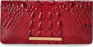 Brahmin 'Ady' Croc Embossed Continental Wallet