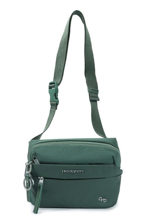 Hedgren Hogo Rfid Convertible Belt Bag In Duck Green