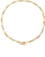D.LOUISE Love Link T-Bar Chain Necklace