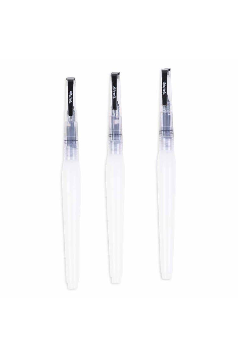 Brush Set Water 3Pc Builtin Water Reservoir, Alternate, color, Clear