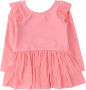 RuffleButts Flutter Long Sleeve Leotard