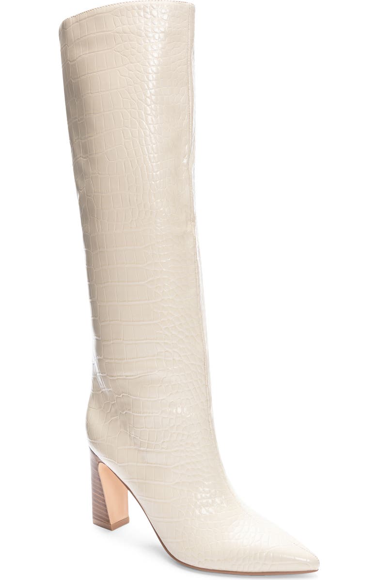 Chinese Laundry Frankie Croc Embossed Knee High Boot, Main, color,