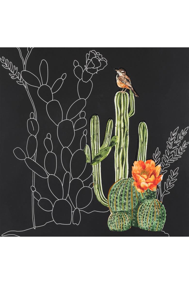 Scratch Art Paper Pad Cactus, Alternate, color, Multicolored