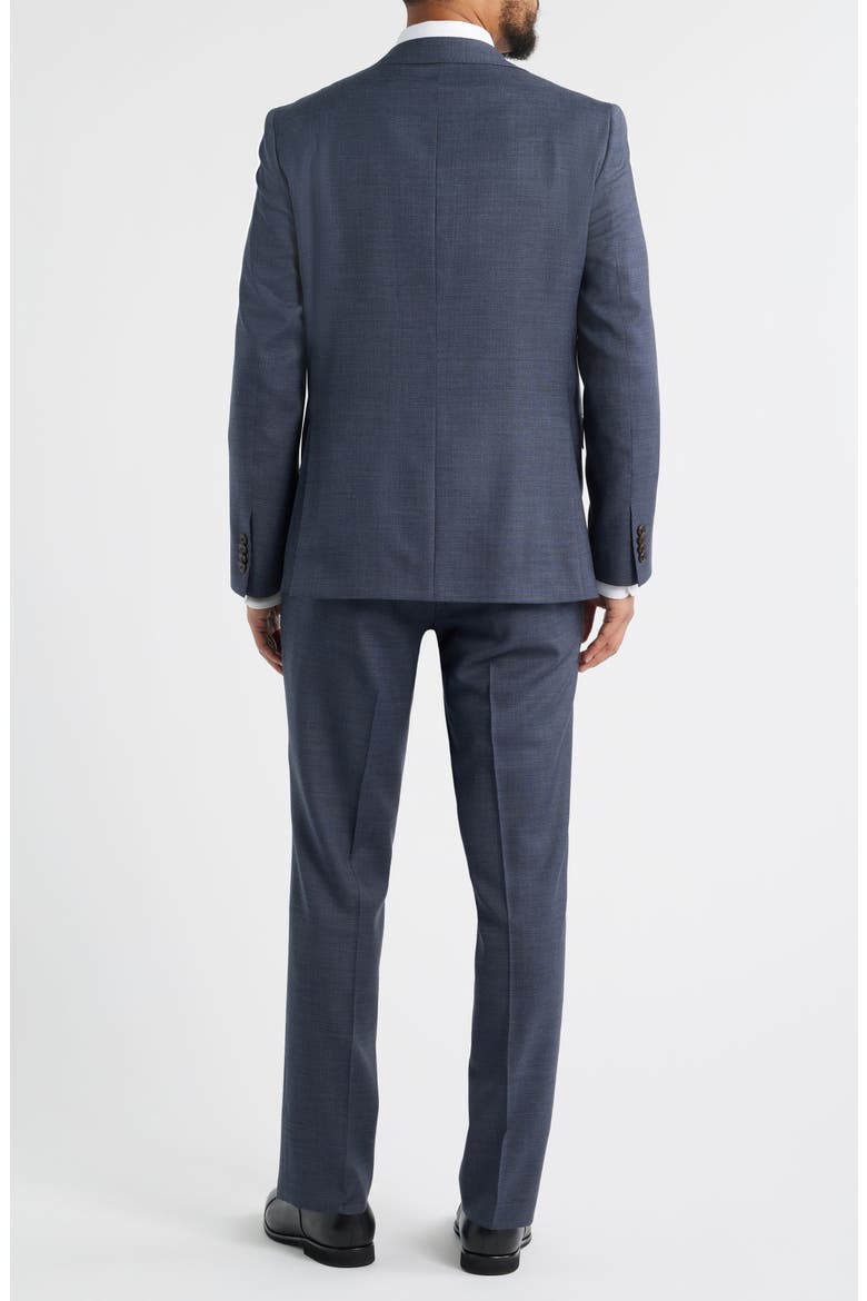 Esprit Navy Microchek Wool Suit, Alternate, color, NAVY