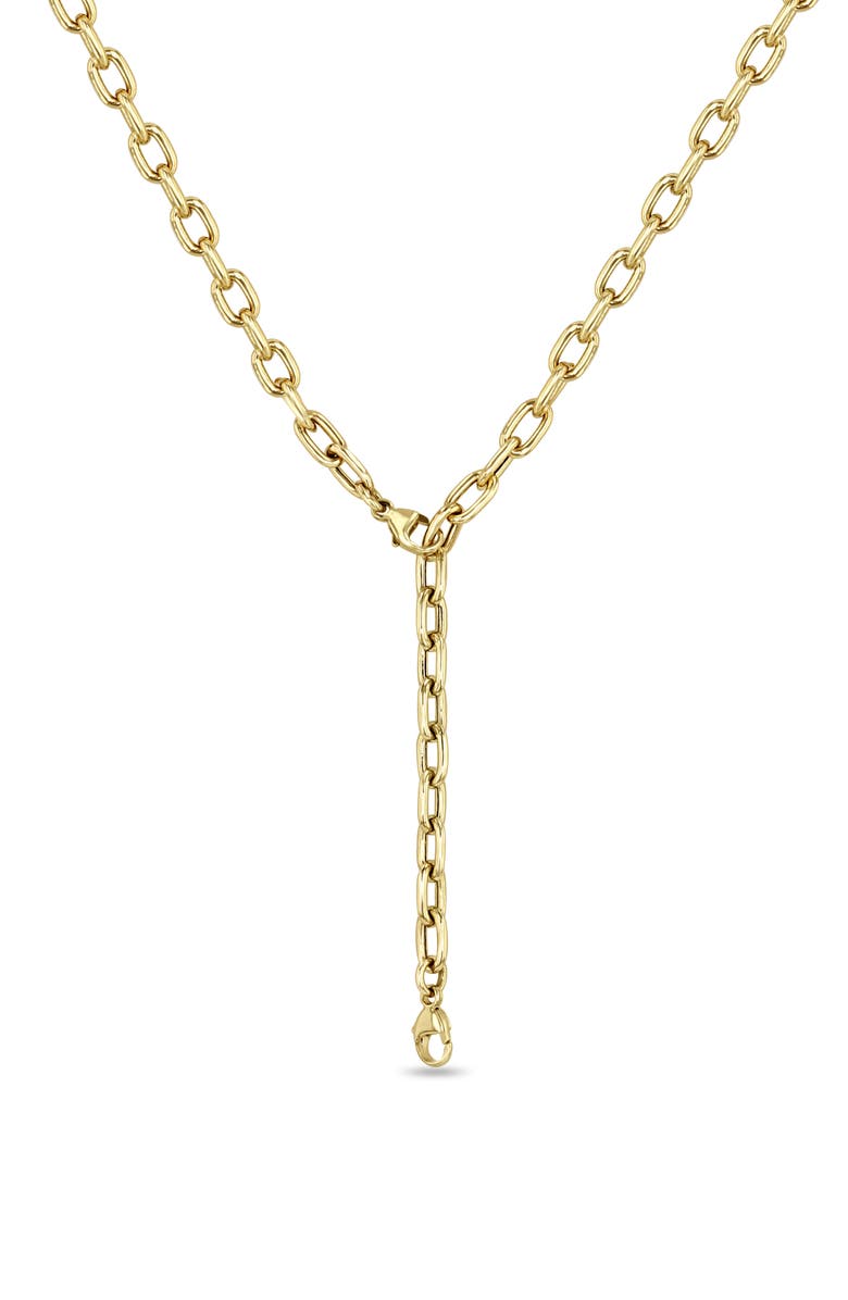 Zoë Chicco Medium Chain Link Necklace, Main, color, 