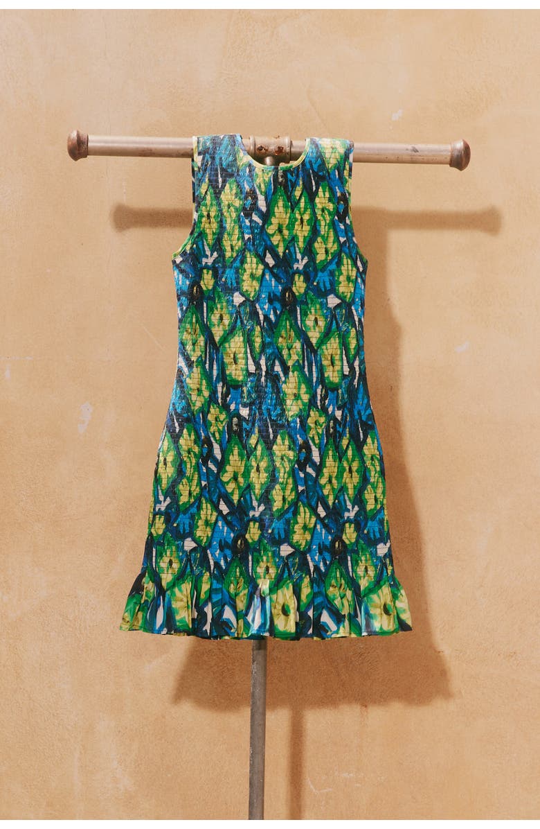 SIMONMILLER Belle Smocked Mini Dress, Alternate, color, Abstract Floral