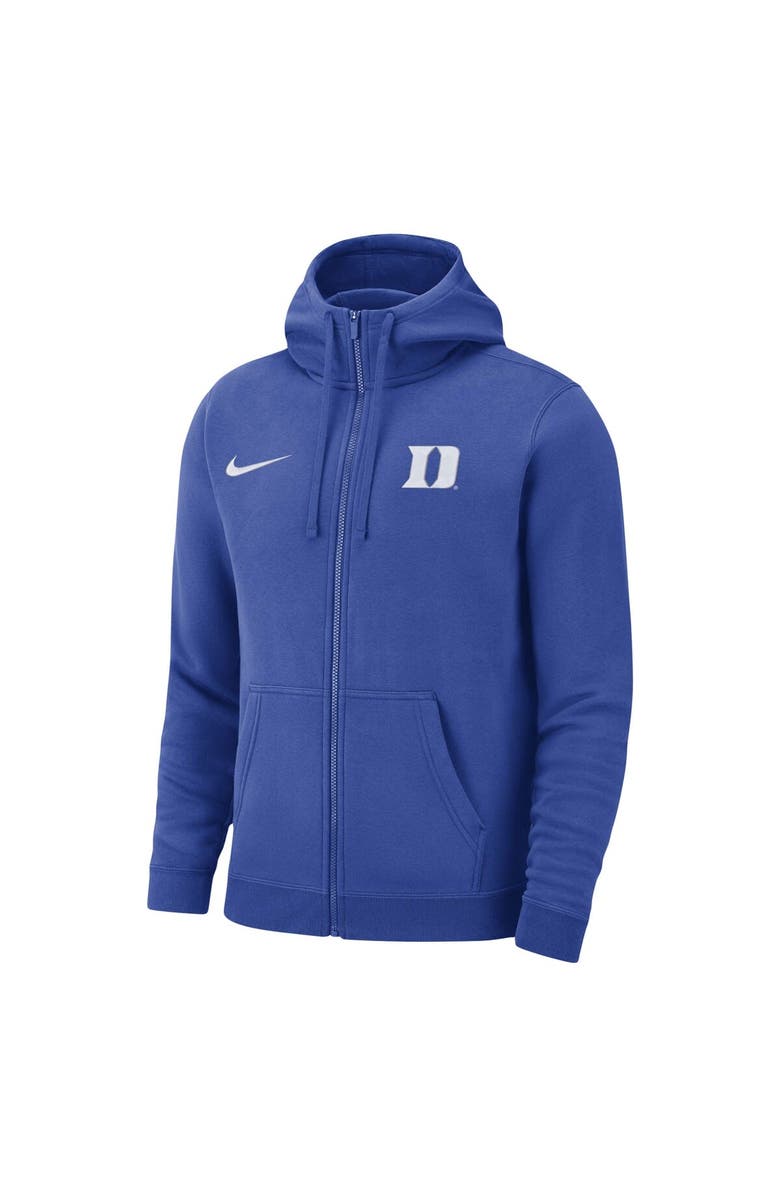 Nike Men's Nike Royal Duke Blue Devils Club Full-Zip Hoodie, Alternate, color, 