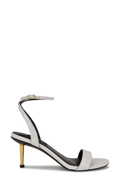 Nine West Anny Sandal In White 143