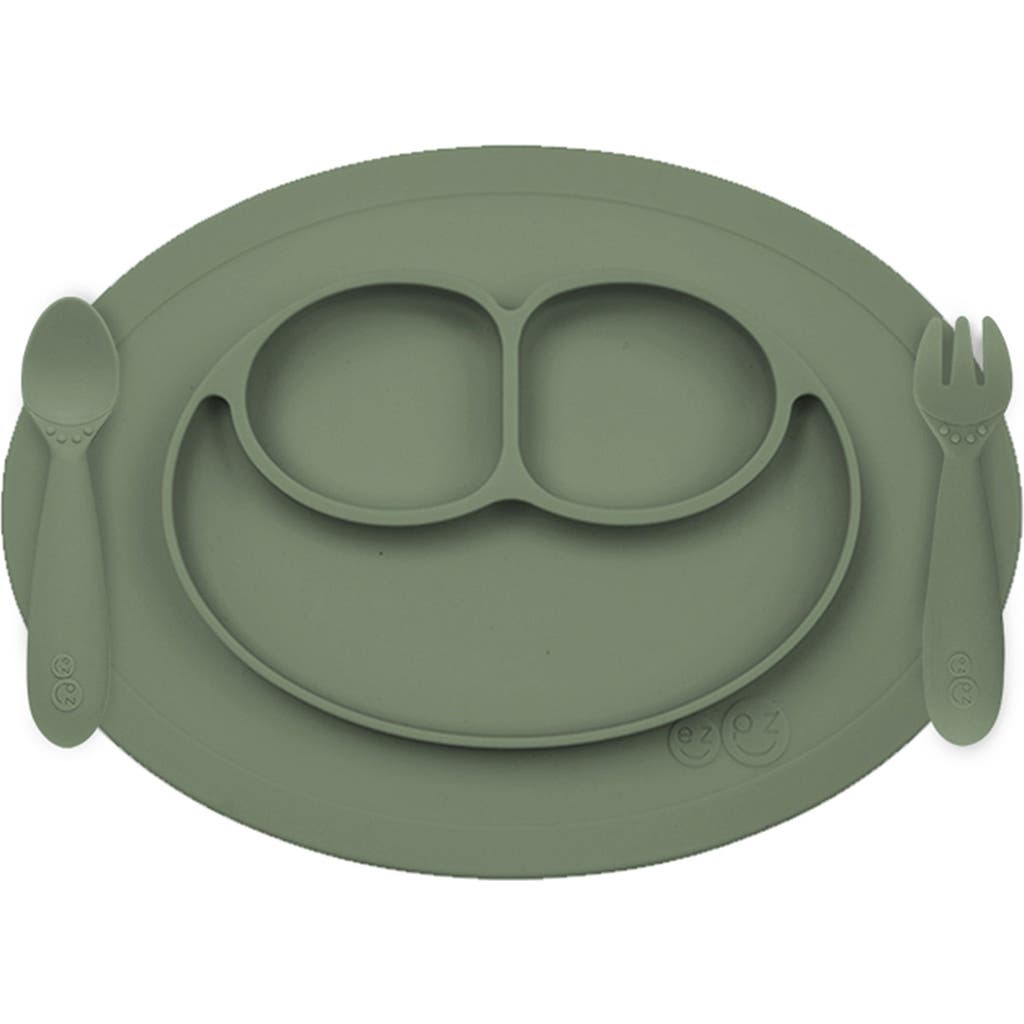 ezpz Mini Feeding Set in Olive  product