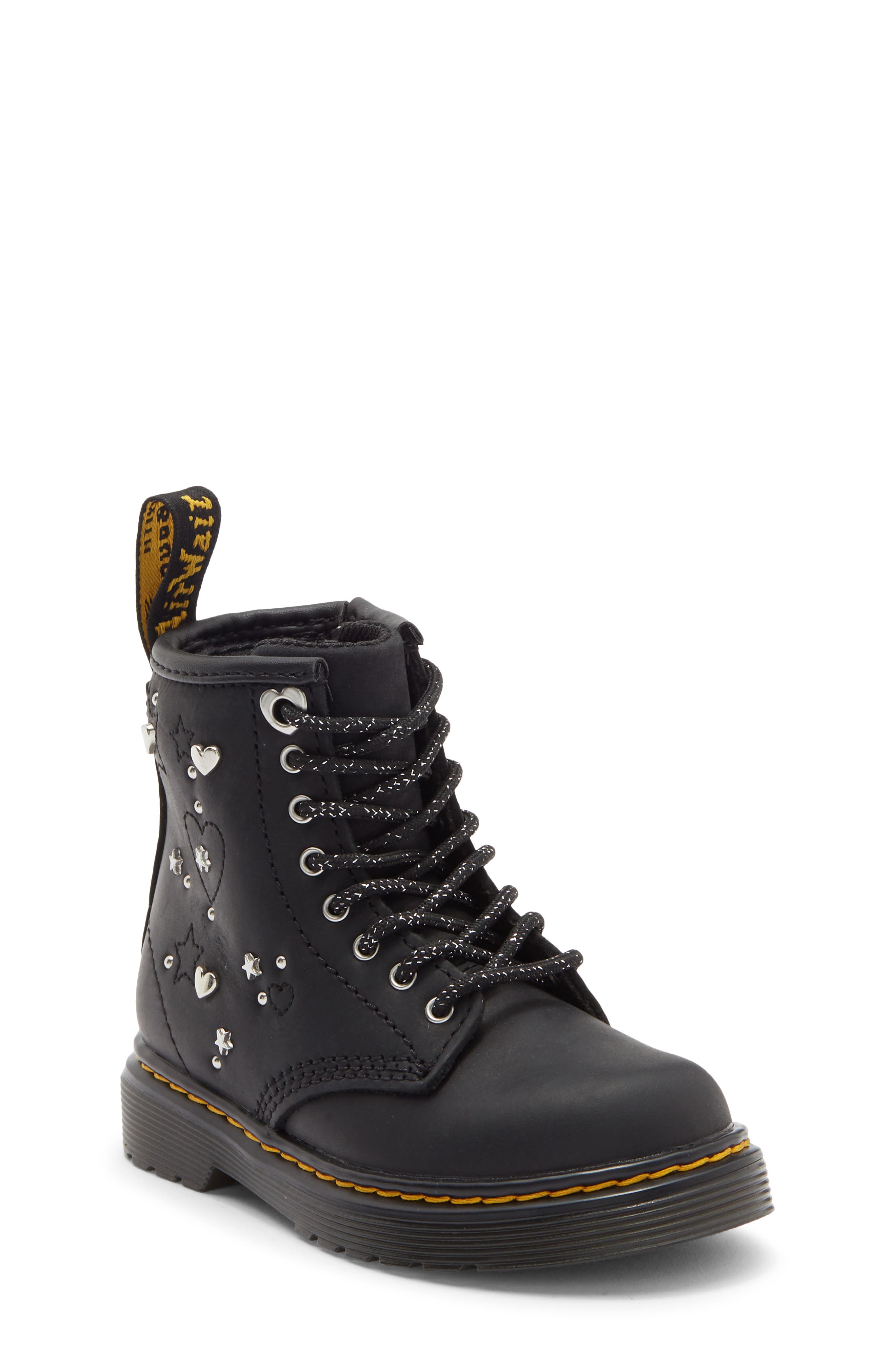 Kids' 1460 Boot, Main, color, BLACK