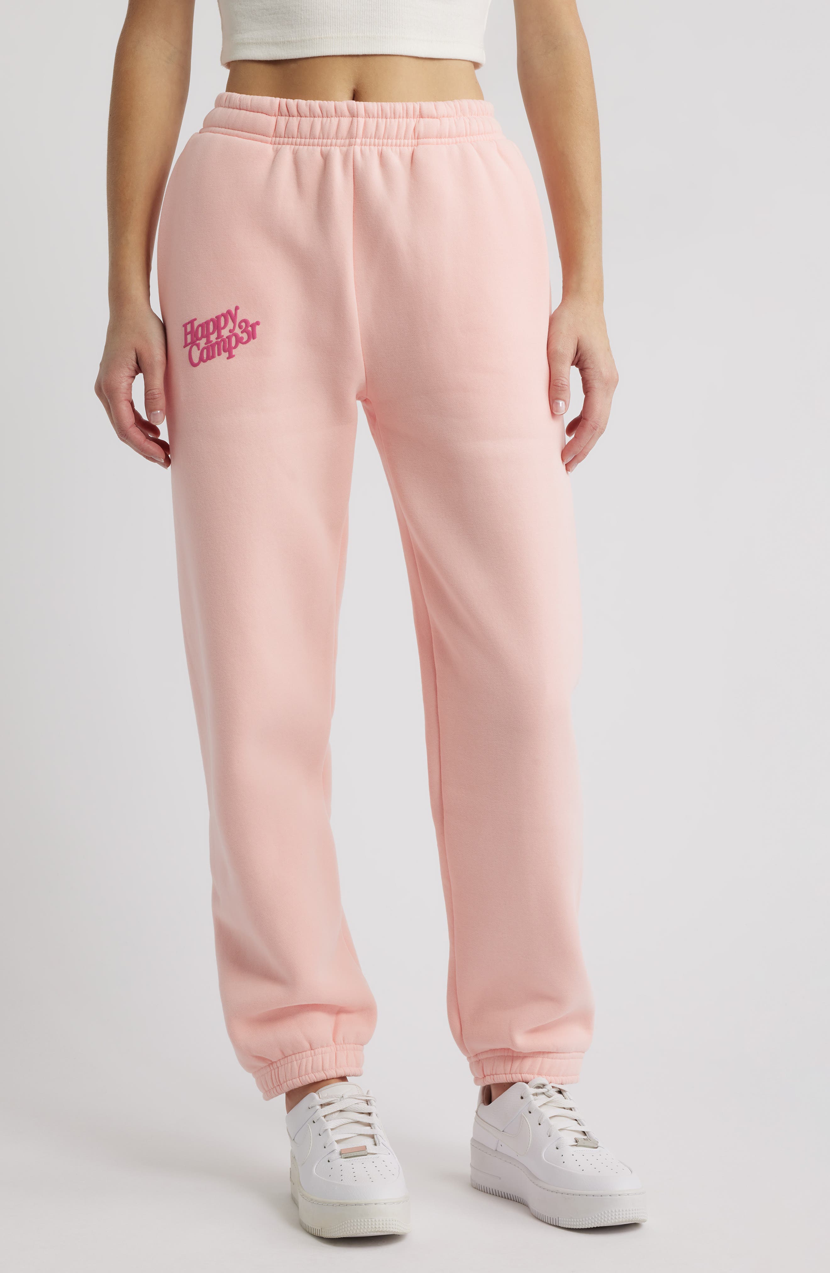 Puff Series Core Logo Cotton Blend Joggers