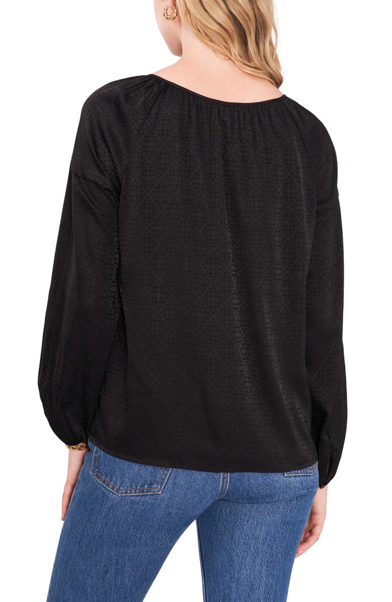 Vince Camuto Jacquard Woven Top, Alternate, color, 