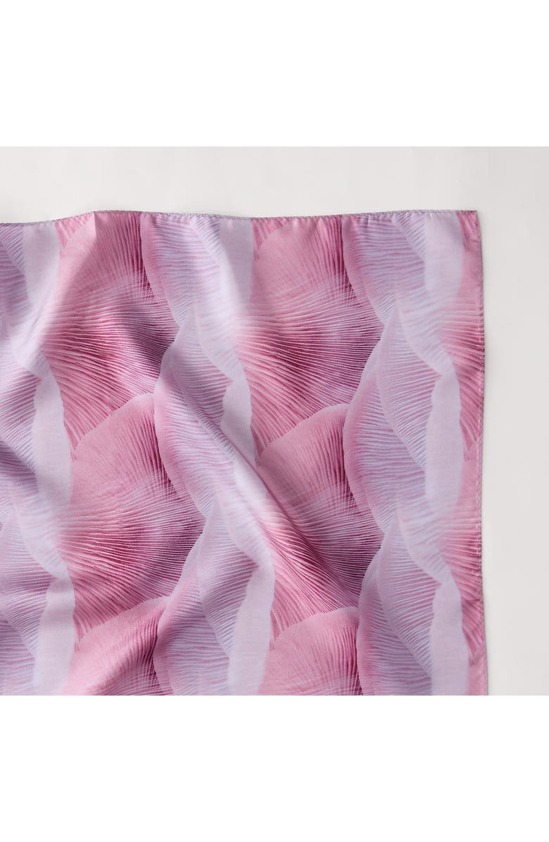 Chuks Collins x Lush Decor Gilded Spore Silk Scarf, Alternate, color, Rose