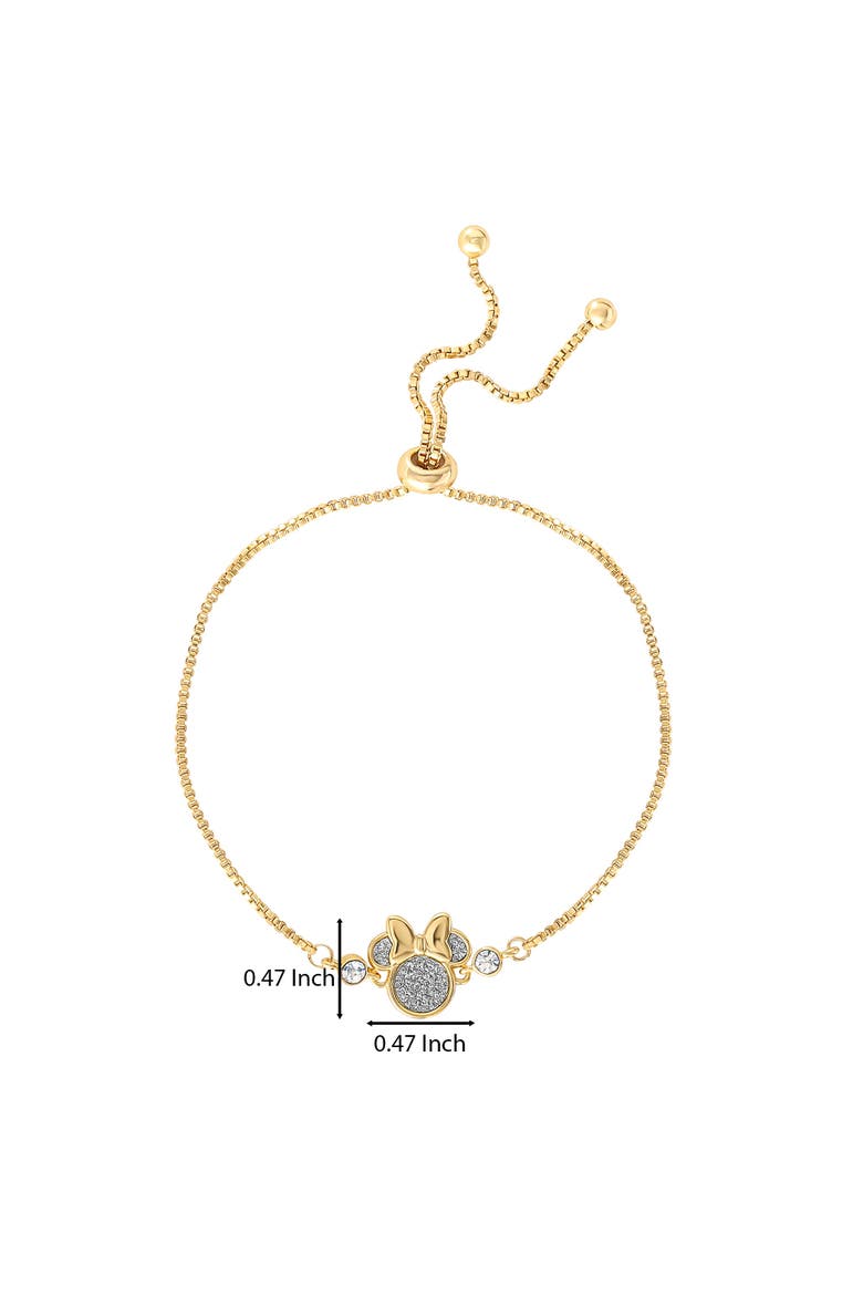 Glitter Crystal Lariat Bracelet, Alternate, color, Gold