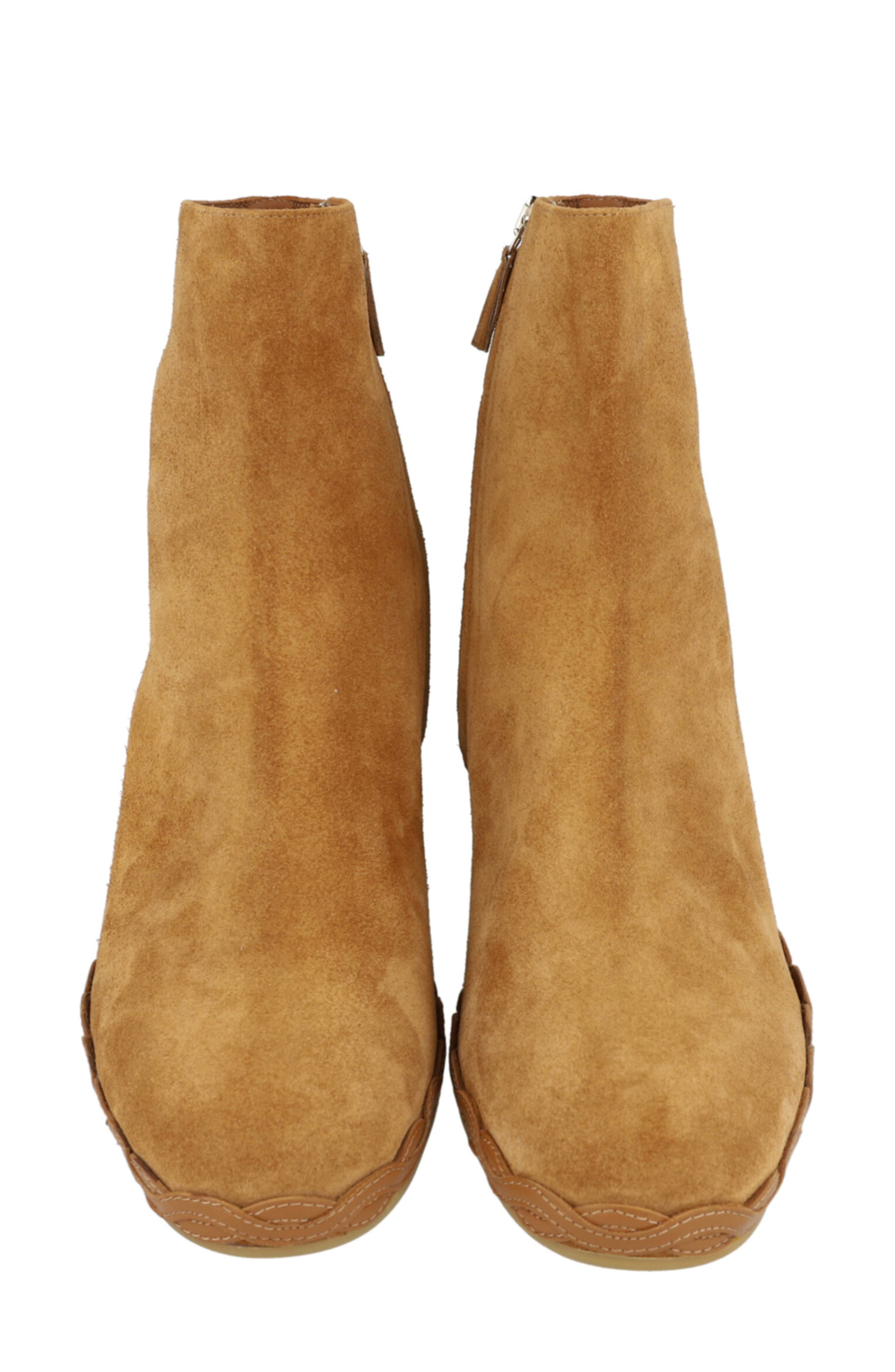 Canaria Suede Espadrille Wedge Boot, Alternate, color, CAMEL
