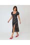 selected Black Floral Print