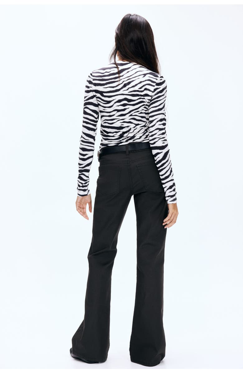 H&M Flared Low Jeans, Alternate, color, 