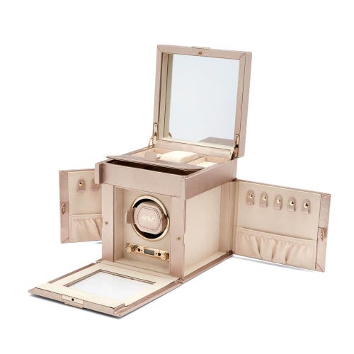 Wolf Palermo Single Watch Winder In Rose Gold