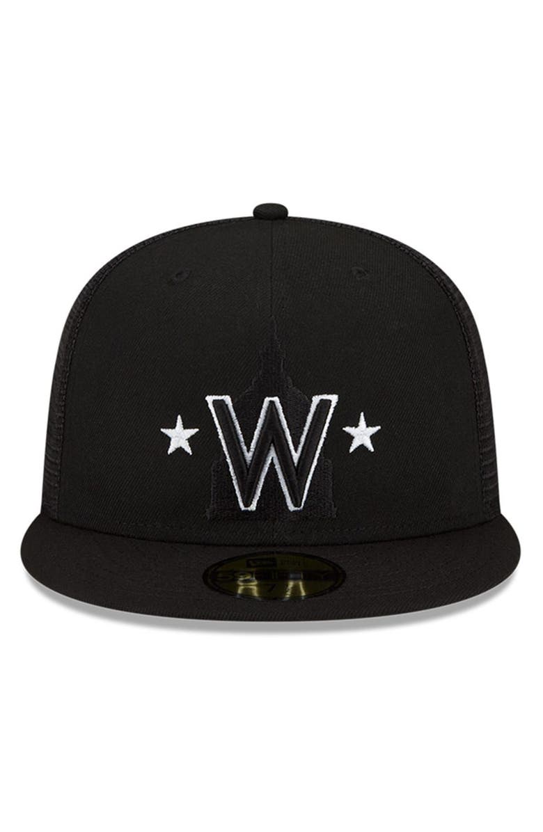 New Era Men's New Era Black Washington Nationals 2023 Batting Practice 59FIFTY Fitted Hat, Alternate, color,