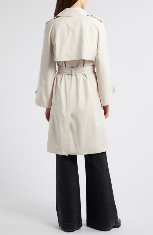 Shop Bcbg Max Azria Water Resistant Double Breasted Belted Trench Coat