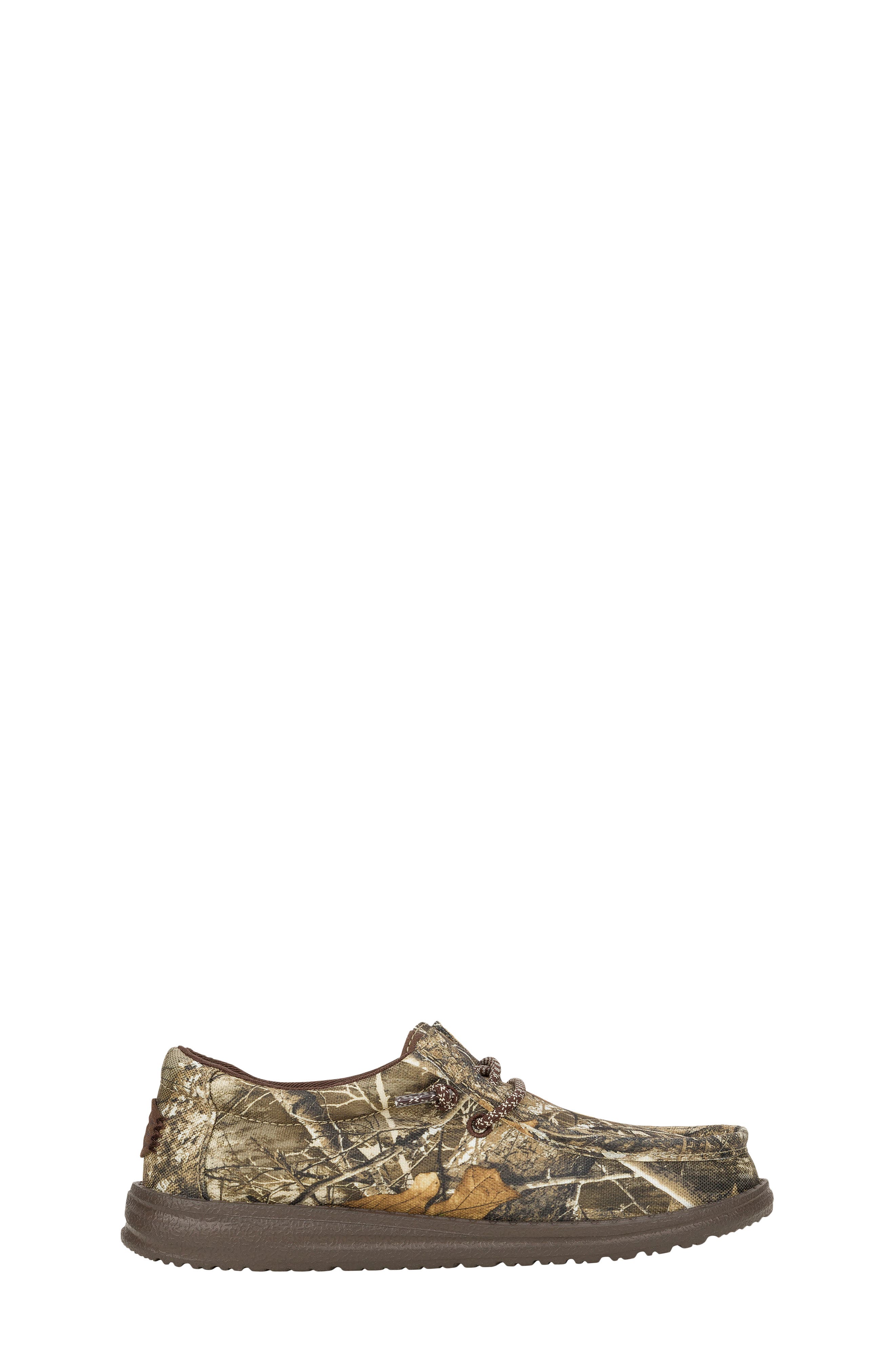 Hey Dude Kids' Wally Realtree Edge Slip-On, Alternate, color, Brown/ Natural