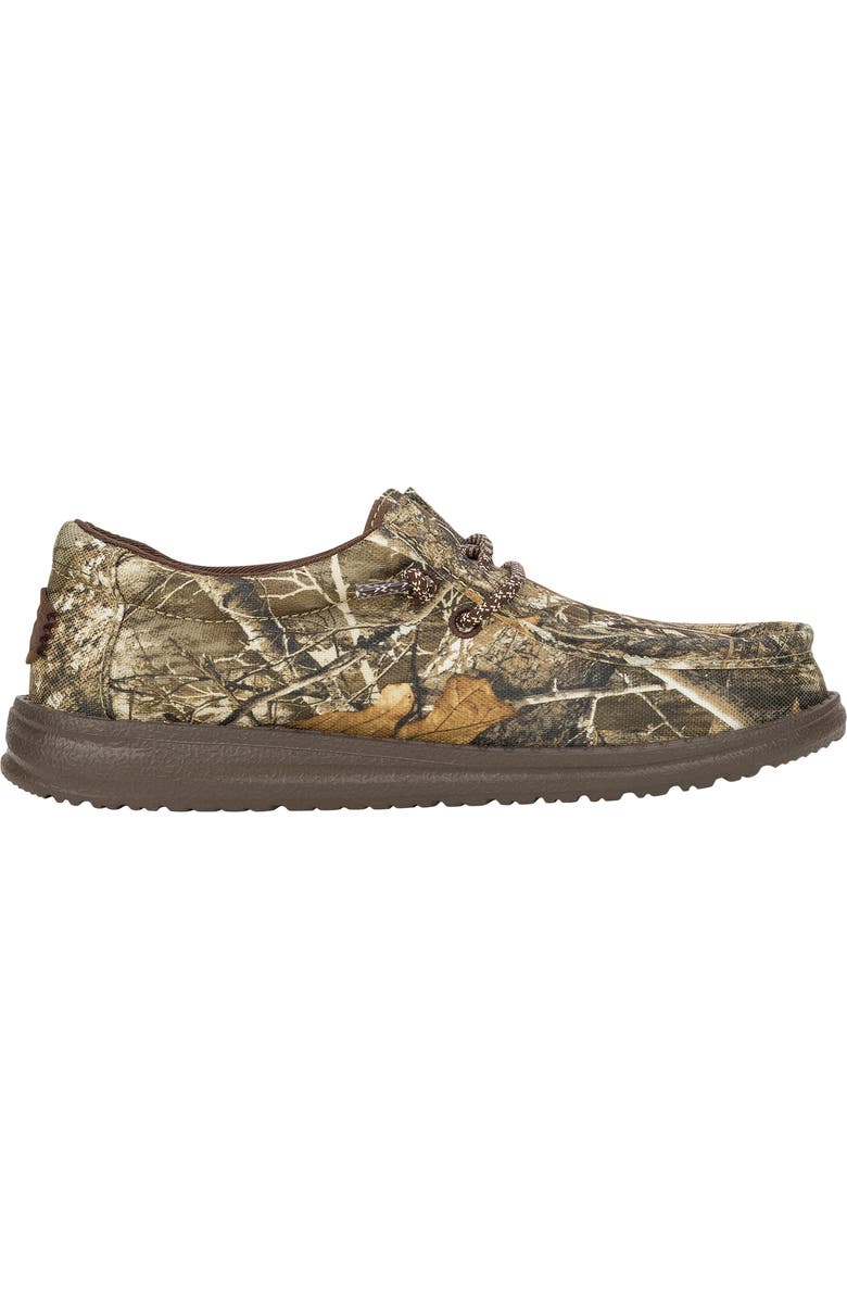 Hey Dude Kids' Wally Realtree Edge Slip-On, Alternate, color, Brown/ Natural