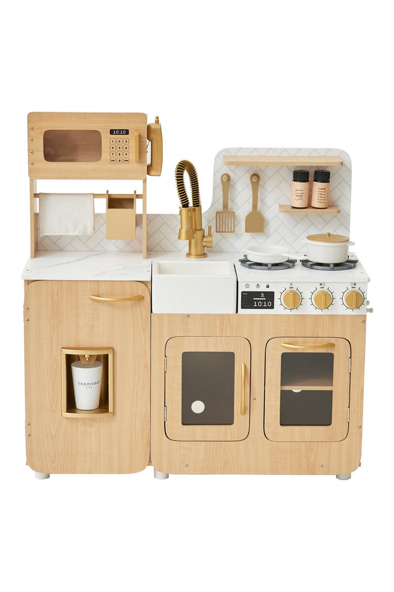 Chef Cyprus Kitchen Playset, Main, color, LIGHT OAK/ WHITE