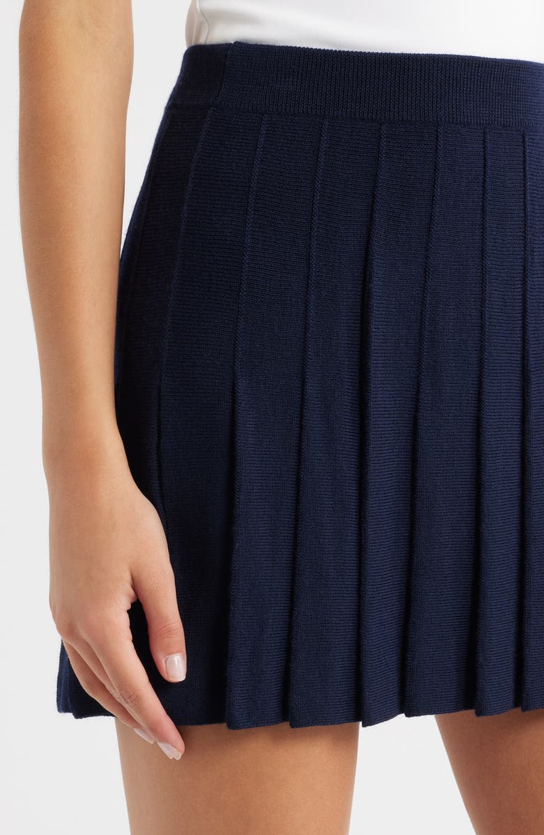 Mina Regenerative Merino Wool Pleated Skirt