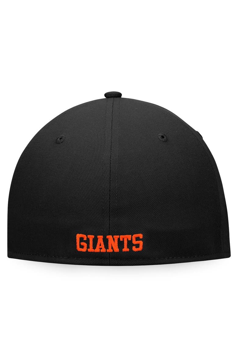 Men's Fanatics Branded White/Black San Francisco Giants Iconic Color Blocked Fitted Hat, Alternate, color, White