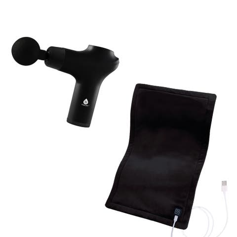 Recovery & Relaxation Bundle - Extra Large Heating Pad + 3-Speed Massage Gun